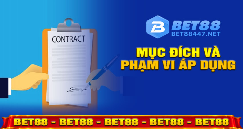 Mục đích và phạm vi áp dụng của điều khoản dịch vụ