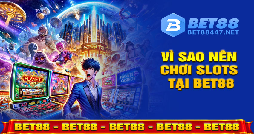 Vì Sao Nên Chơi Slots Tại Bet88?